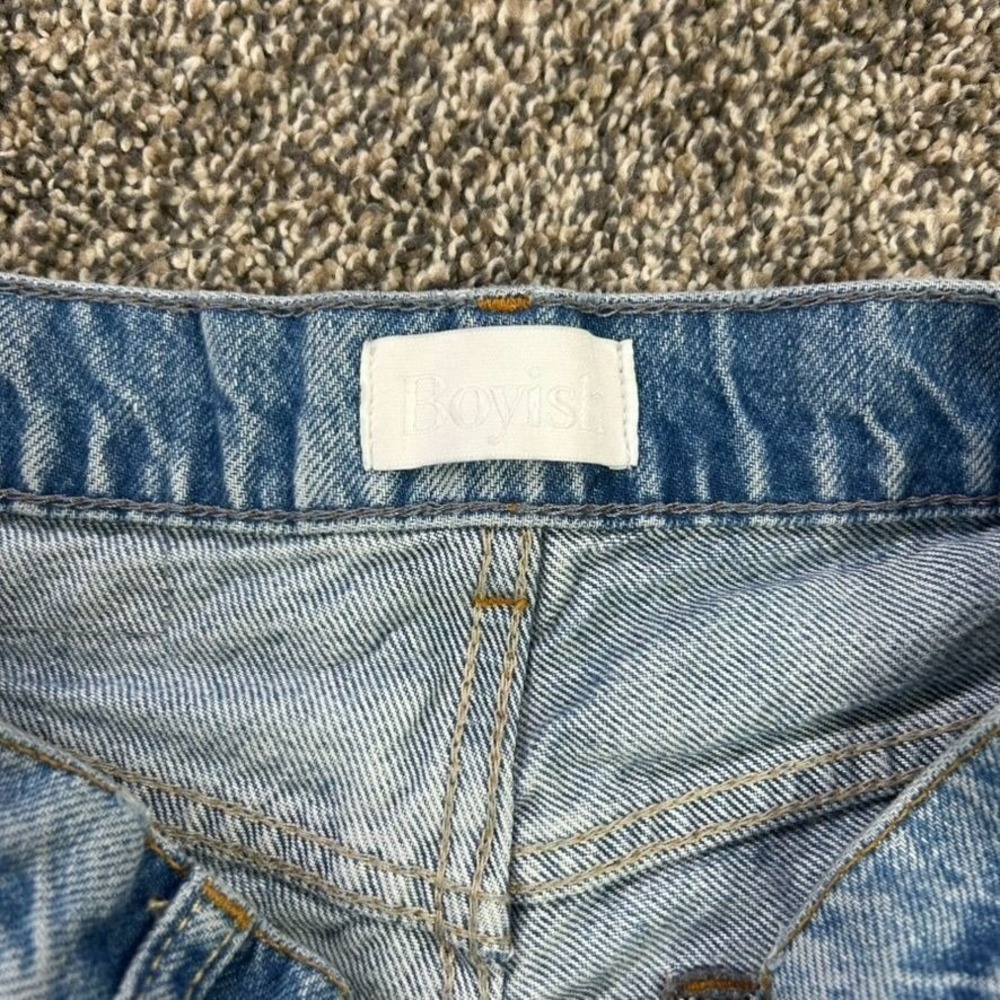 Boyish Ziggy Authentic Rigid Relaxed Fit Jeans Womens 25 Light Wash Denim - Picture 7 of 15